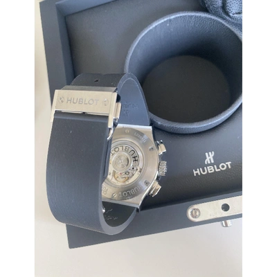 Pre-owned Hublot Classic Fusion Watch In Silver