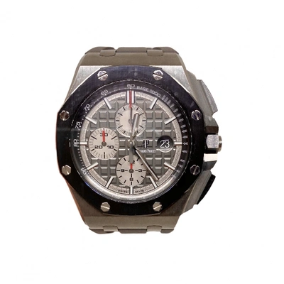 Pre-owned Audemars Piguet Royal Oak Offshore Watch In Grey