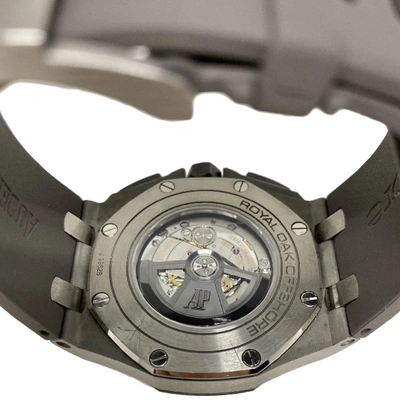 Pre-owned Audemars Piguet Royal Oak Offshore Watch In Grey