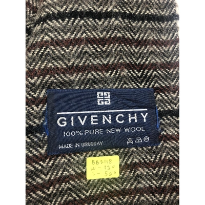 Pre-owned Givenchy Wool Scarf & Pocket Square In Other