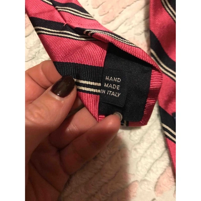 Pre-owned Polo Ralph Lauren Silk Tie In Pink
