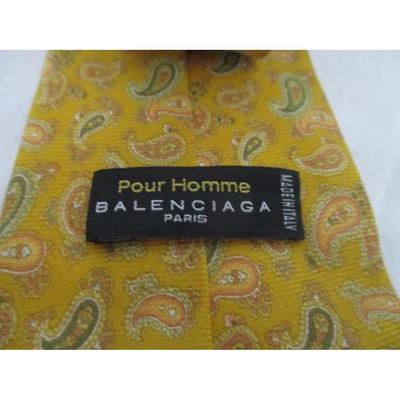 Pre-owned Balenciaga Wool Ties