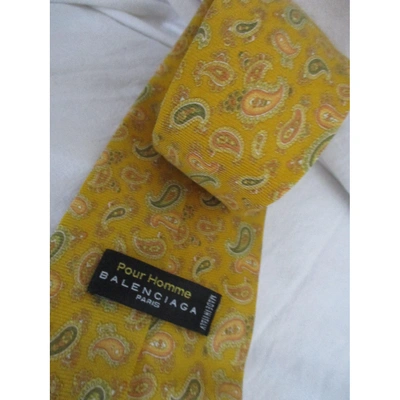 Pre-owned Balenciaga Wool Ties