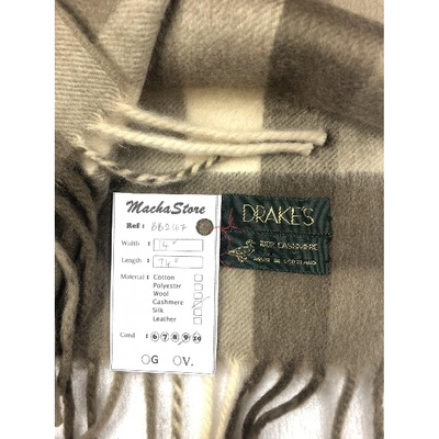 Pre-owned Drake's Cashmere Scarf & Pocket Square In Other