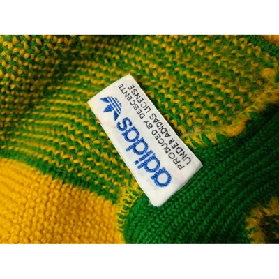 Pre-owned Adidas Originals Wool Hat In Yellow