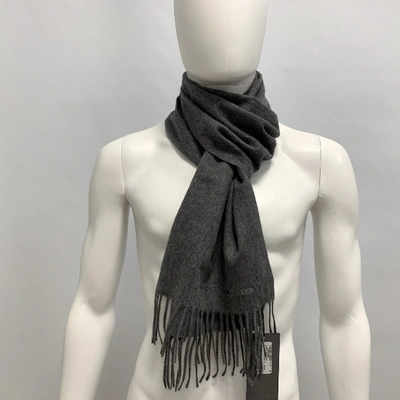 Pre-owned Alexander Mcqueen Grey Cashmere Scarf & Pocket Squares