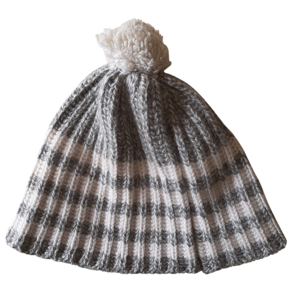 gray cashmere hat