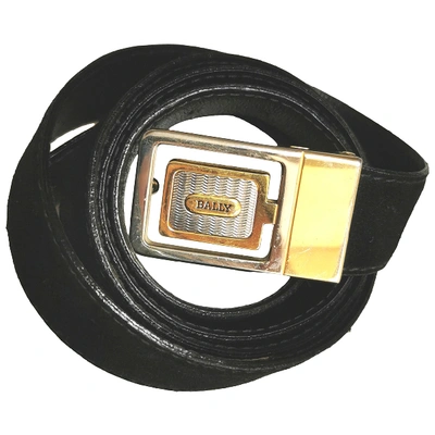 Pre-owned Bally Belt In Black