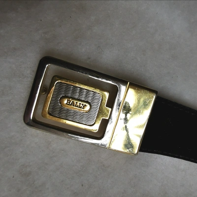 Pre-owned Bally Belt In Black