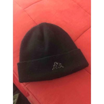 Pre-owned Kappa Wool Hat In Black