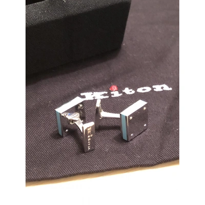 Pre-owned Kiton Silver Cufflinks