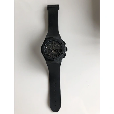 Pre-owned Hublot Classic Fusion Black Ceramic Watch