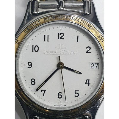 Pre-owned Jaeger-lecoultre Vintage Silver Gold And Steel Watch