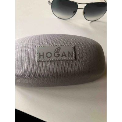 Pre-owned Hogan Blue Metal Sunglasses