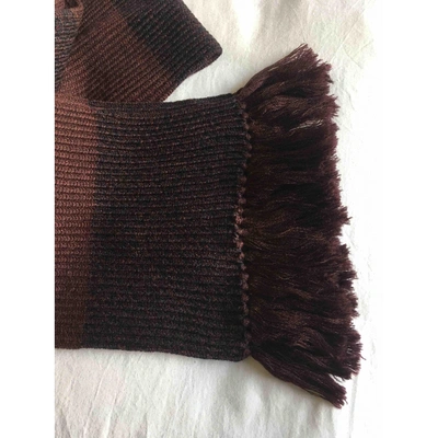 Pre-owned Rag & Bone N Burgundy Wool Scarf & Pocket Squares