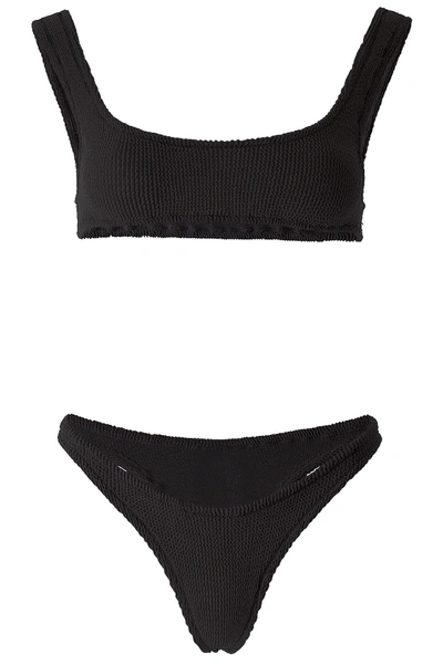 Shop Reina Olga Ginny Set Bikini In Black (black)