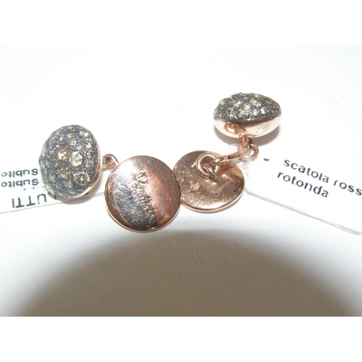 Pre-owned Pomellato Pink Gold Cufflinks In Brown