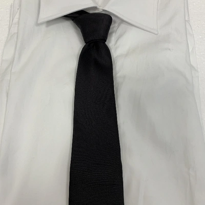 Pre-owned Givenchy Silk Tie In Black