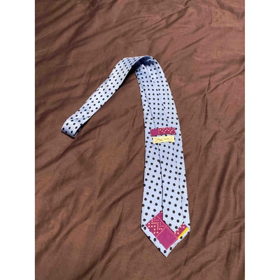 Pre-owned Paul Smith Silk Tie In Blue