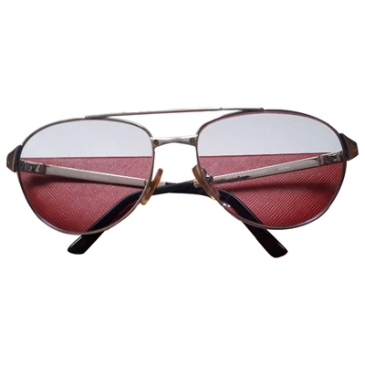 Pre-owned Cartier Silver Metal Sunglasses