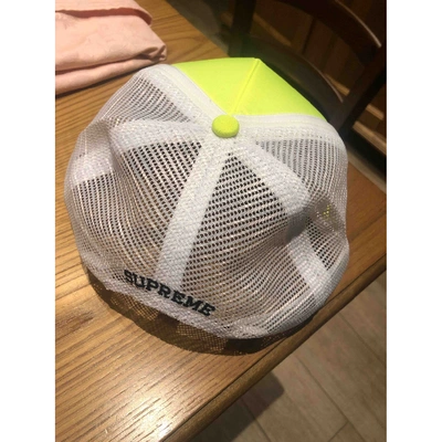 Pre-owned Supreme Hat In Yellow