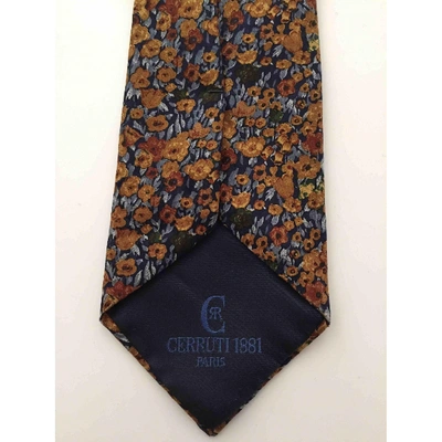 Pre-owned Cerruti 1881 Silk Tie In Other