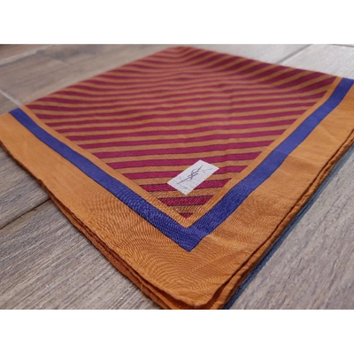 Pre-owned Saint Laurent Scarf & Pocket Square In Other