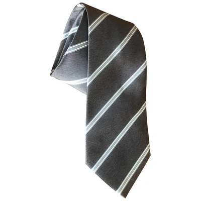 Pre-owned Guy Laroche Silk Tie In Blue