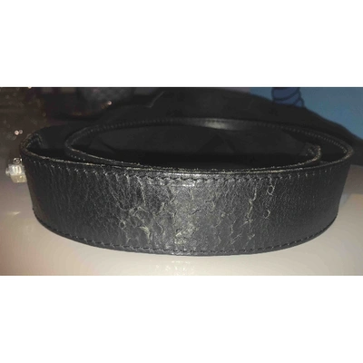 DSQUARED2 Pre-owned Leather Belt In Black