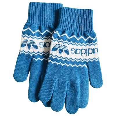 Pre-owned Adidas Originals Gloves In Turquoise
