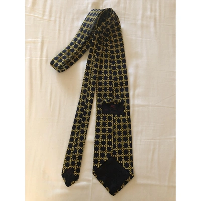 Pre-owned Etro Silk Tie In Yellow