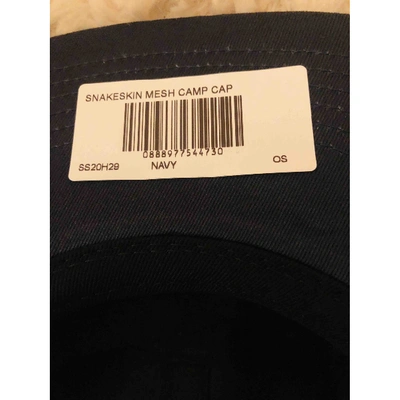 Pre-owned Supreme Cloth Hat In Blue