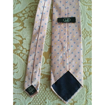 Pre-owned Alfred Dunhill Silk Tie In Other
