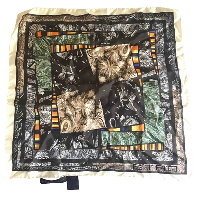 Pre-owned Etro Silk Scarf & Pocket Squares