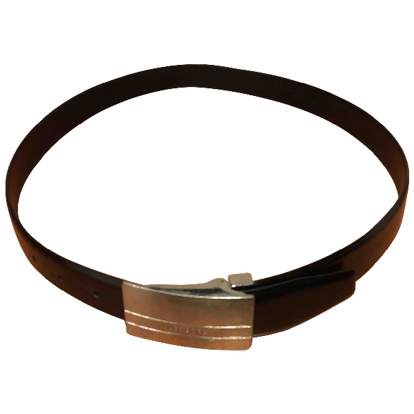 hugo boss black leather belt