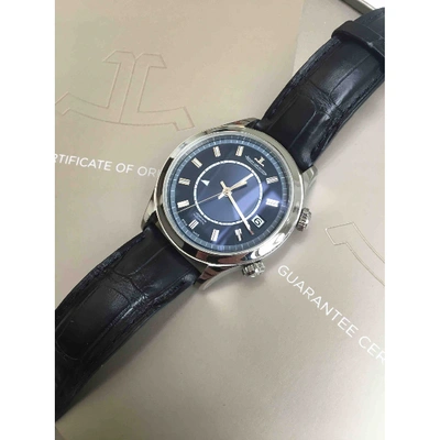 Pre-owned Jaeger-lecoultre Master Control  Blue Steel Watch