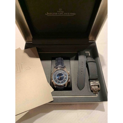 Pre-owned Jaeger-lecoultre Master Control  Blue Steel Watch