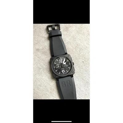 Pre-owned Bell & Ross Br03-94 Ceramic Watch In Black