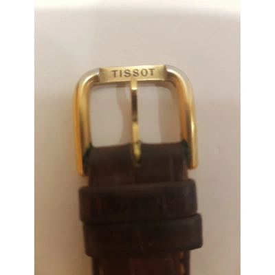 Pre-owned Tissot Watch In Gold