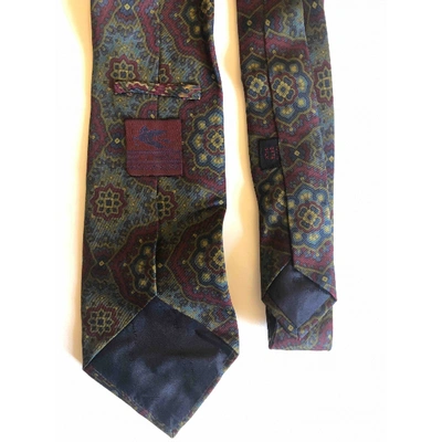 Pre-owned Etro Silk Tie In Other