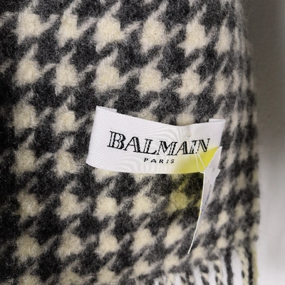 Pre-owned Balmain Wool Scarf & Pocket Squares