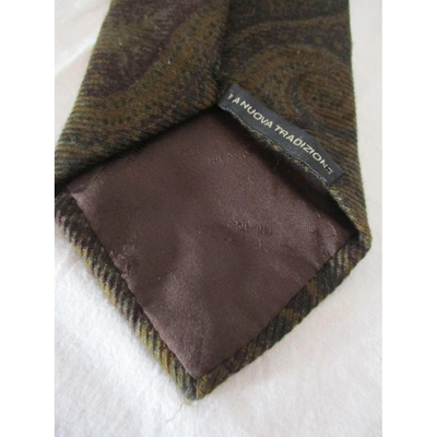 Pre-owned Etro Cashmere Tie In Other