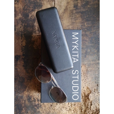 Pre-owned Mykita Silver Metal Sunglasses