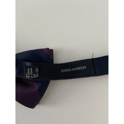 Pre-owned Dsquared2 Tie In Purple
