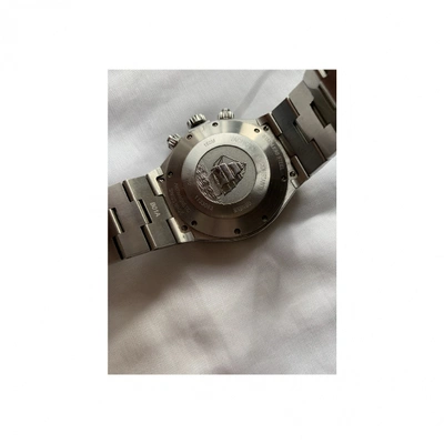 Pre-owned Vacheron Constantin Overseas Silver Steel Watch