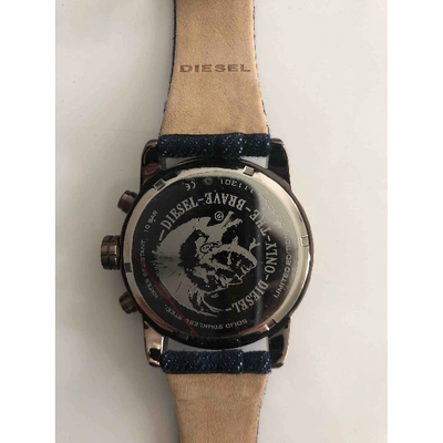 Pre-owned Diesel Watch In Blue