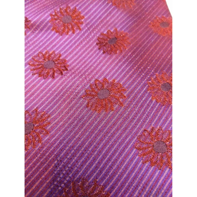 Pre-owned Balmain Purple Silk Ties