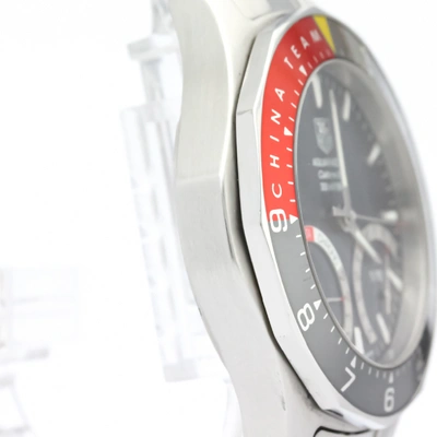 Pre-owned Tag Heuer Aquaracer  Grey Steel Watch