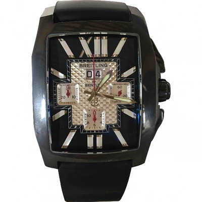 Pre-owned Breitling Watch In Black