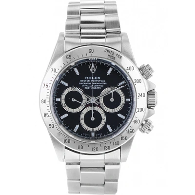 Pre-owned Rolex Daytona Silver Steel Watch